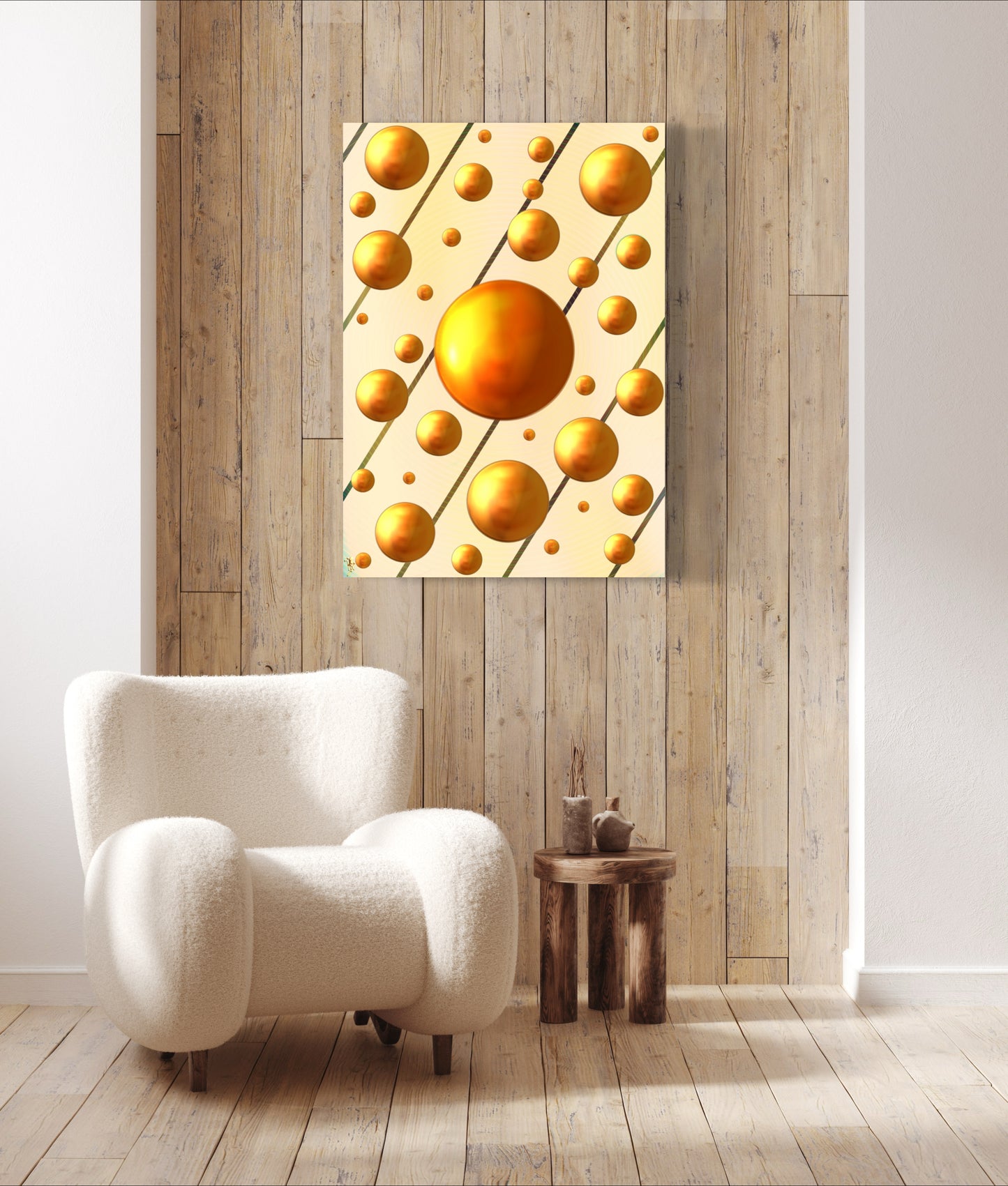 Serenity Spheres - Cross Dimension Limited Edition Art Print In Sizes A3-A1