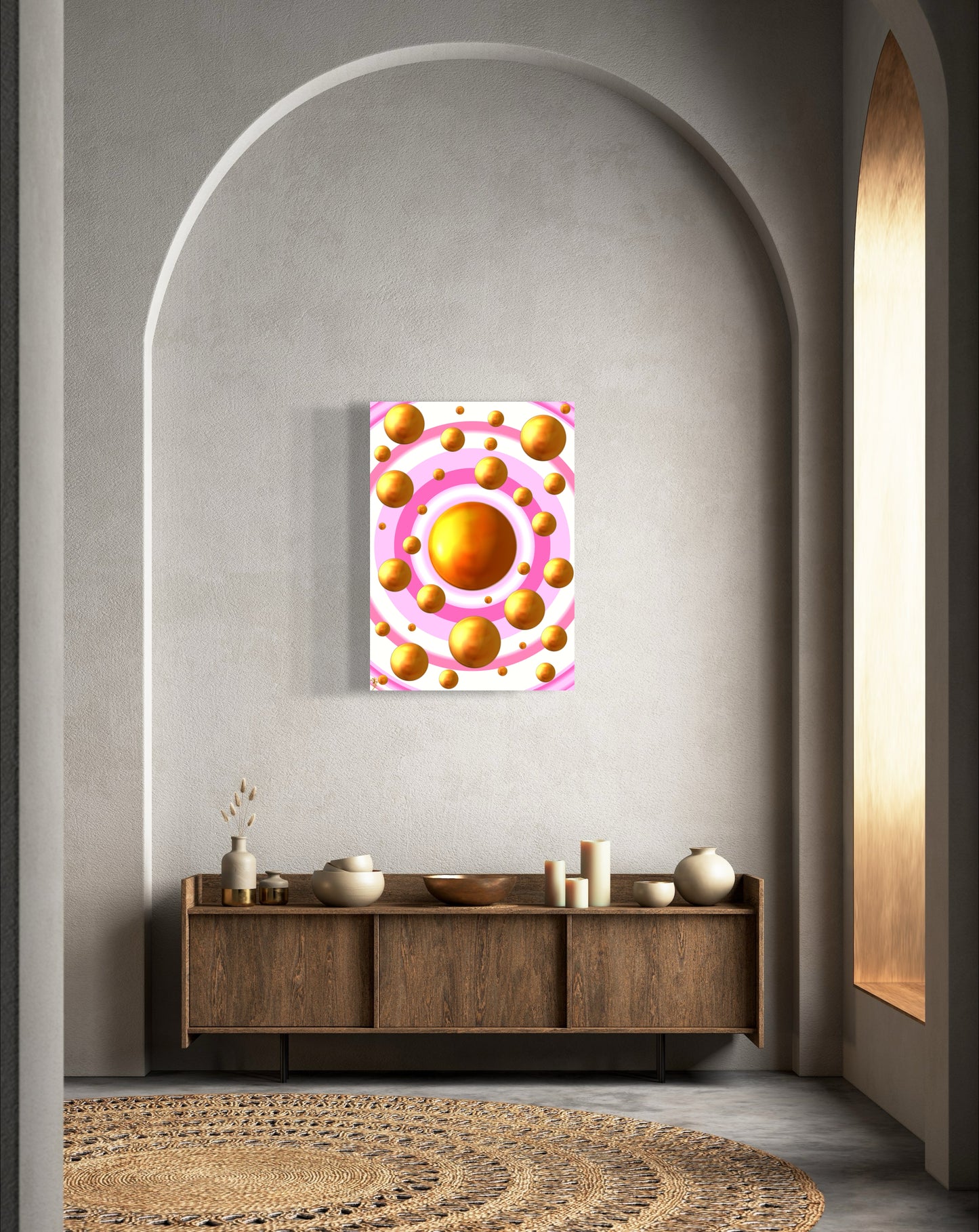 Serenity Spheres - Pastel Air Limited Edition Art Print In Sizes A3-A1
