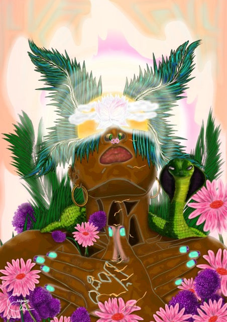 Goddess Rise - Limited Edition Art Print In Sizes A3-A1
