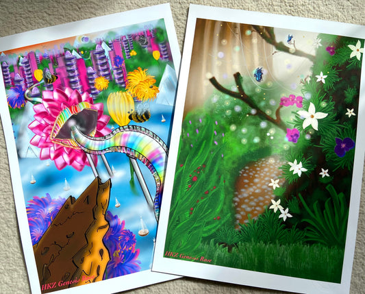 A5 Sample Size Prints for Gold & Rose Collections - Available on Request