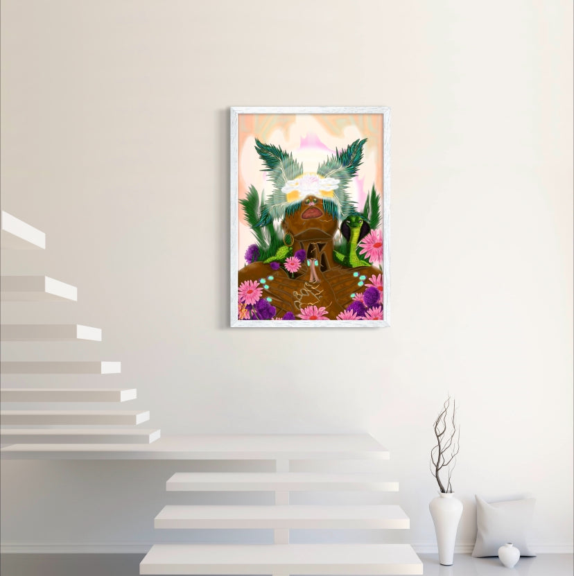 Goddess Rise - Limited Edition Art Print In Sizes A3-A1