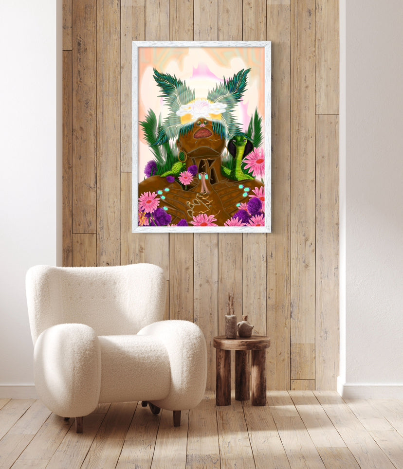 Goddess Rise - Limited Edition Art Print In Sizes A3-A1