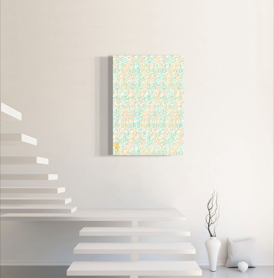 Interlocked Series: Sacral Intensity - Only One, Limited Edition Art A1 Stretched Cotton Canvas Print