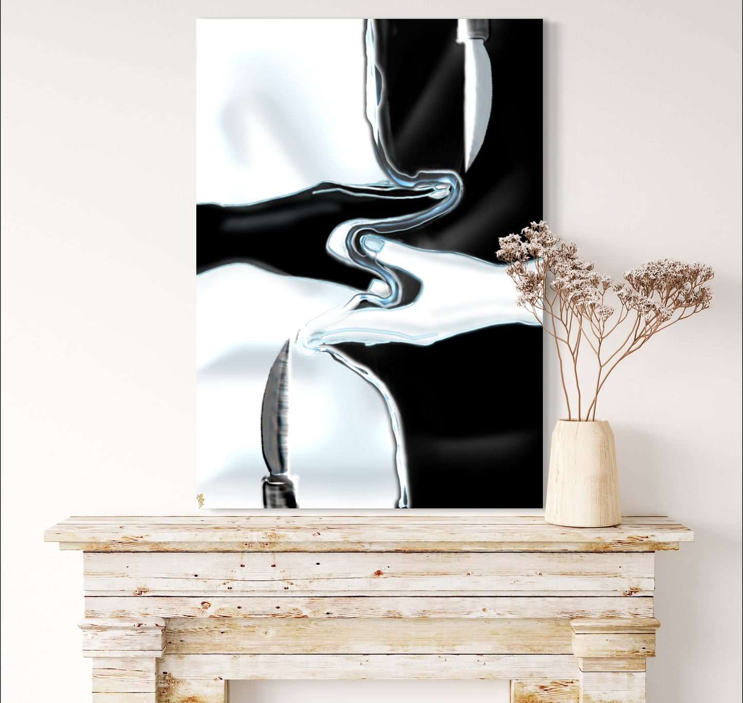 Boundaries – Breached Watery Barrier Limited Edition Art Print In Sizes A3-A1