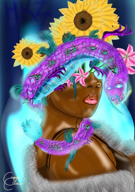 Bloom: A Self-Portrait - Limited Edition Art Print In Sizes A3-A1