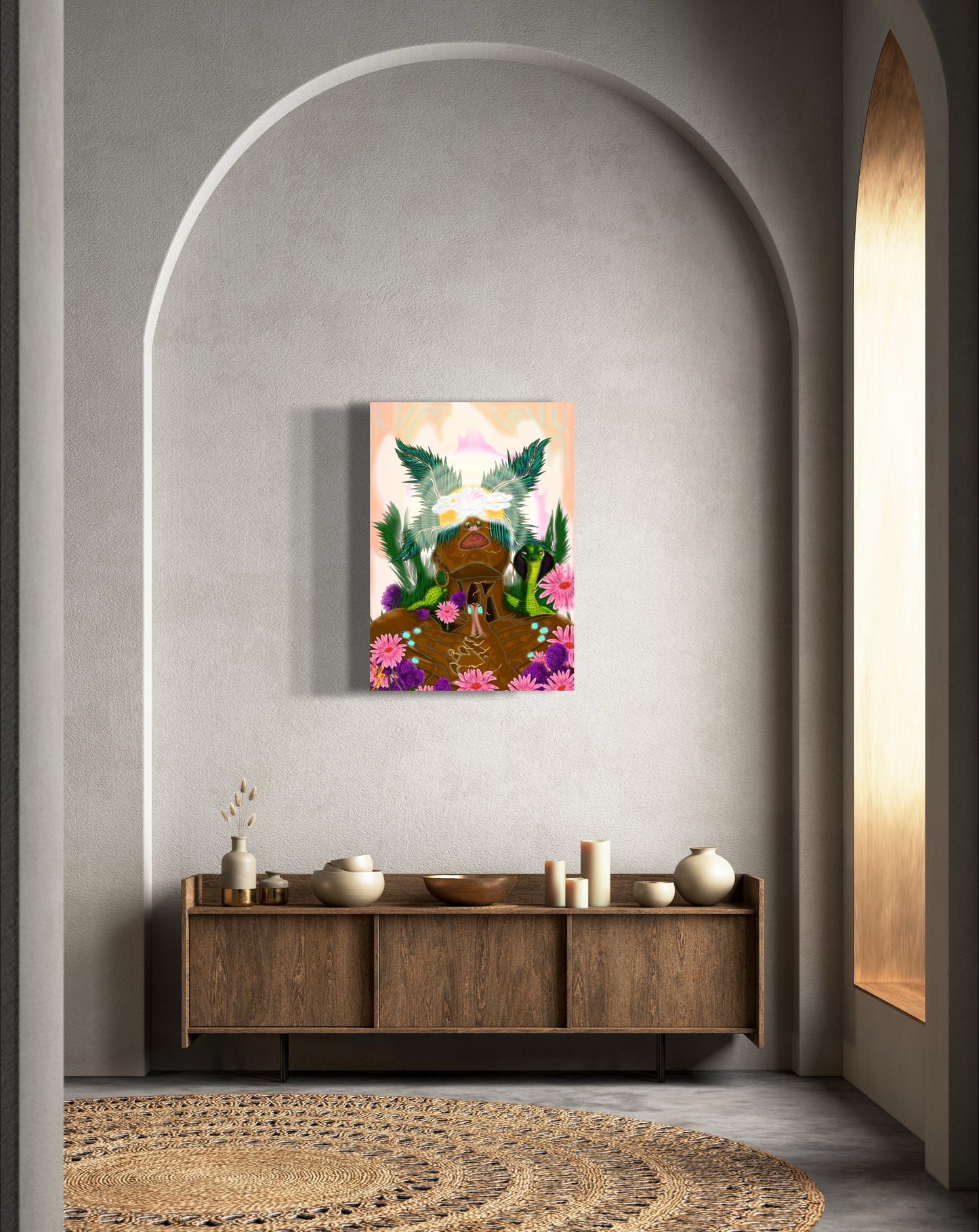 Goddess Rise - Limited Edition Art Print In Sizes A3-A1