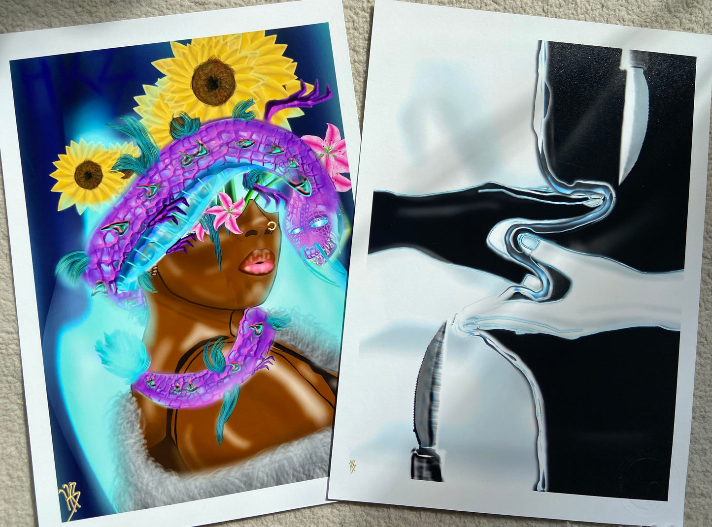 A5 Sample Size Prints for Gold & Rose Collections - Available on Request